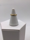 Very attractive size 6 women?s 10k gold band