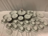 Vintage 104 pc. lot of Fashion Manor - Solitude fine china, Japan, a few with chips, see pics