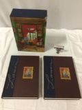 The Complete Far Side 2 volume hardcover book set w/ slipcase by Gary Larson, shows wear, see pics.