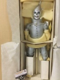 Franklin Heirloom Dolls porcelain Wizard of Oz - The Tin Man w/ box, tag, accessories, approx 26 x 8