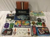 Lg. collection of vintage board games / handheld electronic games: Parker Brothers; Monopoly,