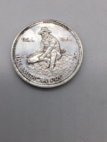 Engelhard .999 Silver 1884 The American Prospector 1 oz Art round