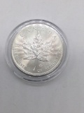 2016 Canadian maple leaf 1 oz. silver round