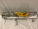 Flyzone Super Cub select scale ready to fly model airplane, in open box w/ manual, appears unused