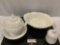 4 pc. lot of white ceramic tableware: lbowl, Over and Back - Italy soup tureen (no cord), kitchen