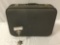 Vintage Trojan luggage company suitcase, approximately 21 x 17 x 6 in.