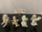 4 pc. lot of vintage ceramic / porcelain Angel figures: Napco - Japan, Avon. See pics