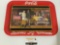 1990 Coke Coca-Cola brand tray: Touring Car, approx 13 x 18 in. Nice condition.