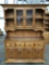 2 pc. hutch by Carolina Furniture Shops, nice condition, approx 52 x 18 x 71 in.