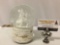 Aspen & Pine musical waterglobe snowglobe music box w/ tag, approx 5 x 7 in.