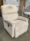 Electric recliner armchair, approx 32 x 38 x 41 in. Tested & working.