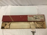 Vintage MEGOW - Airacobra wood plane model in box, sold as is. See pics.