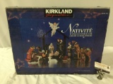Kirkland Signature nativity scene holiday decoration set in box.
