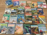 Huge collection of vintage Mechanix Illustrated magazines, in worn to good condition.