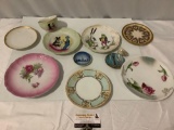 11 pc. lot of vintage Limoges/ children?s antique character plates, Seattle Worlds Fair. See pics.