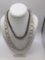 Wonderful pair of Silpada .925 sterling silver necklaces / one is hammered sterling link
