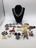 Selection of vintage estate jewelry