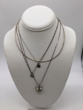 For very fine .925 sterling silver necklaces some signed see pics