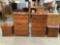 4 pc. set of matching mahogany 5-drawer dressers / 2-drawer nightstands, nice condition