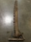 Antique 2 wood handle misery whip lumberjack tree saw, approx 63 x 14 in.