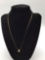 Gorgeous 14k gold nugget necklace