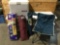 5 pc. lot of camping gear; chair, cooler, canopy, and more!