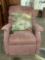 Electric lift chair recliner by Emeritus, tested/working, upholstery shows minor wear