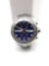 Blue face Invicta automatic chronograph Master of the oceans divers watch in running cond.