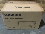 TOSHIBA EM13185C ? BS microwave oven with smart sensor, black steel unused in original box, approx