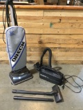 2 pc. lot of ORECK vacuum cleaners: XL w/ hose / attachments, XL Ultra 2, tested/working