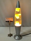 Vintage lava lamp retro decor, tested/working, approx 4.5 x 17 in.