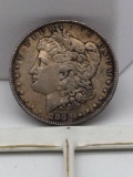 1898 silver Morgan dollar