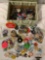 Huge collection of vintage buttons / advertising pins; Michael Jackson, Weezer, Bigfoot, smiley