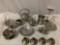 Lot of vintage pewter tableware; Williamsburg, Queen Art, Salem, Insico and more.