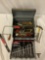 Vintage metal toolbox full of handtools, popular mechanics 11 piece metric combination wrench set,