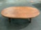 Vintage wood coffee table, approximately 48 x 24 x 14 in.