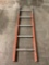 Vintage steel ladder attachment, approx. 16 x 65 in.