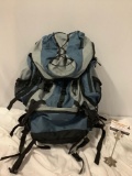 Go Sport - expe 55 hiking backpack, good used condition, approx 28 x 20 in.
