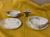 3 pc. lot of Theodore Haviland Limoges, approx 10 x 6 x 4 in.