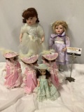 6 pc. lot of vintage dolls, see pics.