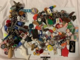Huge collection of vintage / modern key chains, many styles.