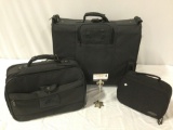 3 pc. lot of used travel bags: 2x Samsonite, Magellans bag.