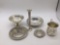 Collection of sterling silver dishes, Bud vase , cup , bowls