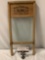 RARE National washboard CO, No. 863 - the Glass King - lingerie washboard, made in USA