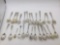 Fantastic collection of 26 antique sterling silver souvenir spoons 574 grams