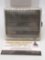 Antique Art Deco circa 1920 sterling silver monogramed cigarette case 138 grams