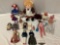 Lg. lot of vintage dolls, marionette puppet w/ shakers, Amish doll w/ box, The Apple Cheeks Doll w/