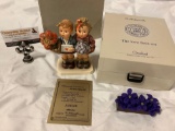 Rare GOEBEL M.I. HUMMEL 50 Years 1985 figurine w/ case / plaque: The Love Lives On - Jubliee, W.