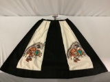 Full length Native American Kachina skirt, made by Navajos in Gallup fabric shop in Gallup New