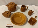 6 pc. Lot of vintage Gladding, McBean & Co. Franciscan and other ceramic tableware; Made in USA.